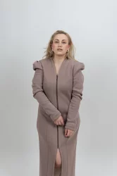 Long-Sleeve Dress Mocco